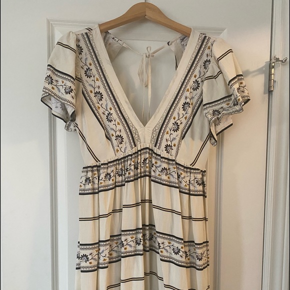 Loft floral MIDI dress - Picture 4 of 4